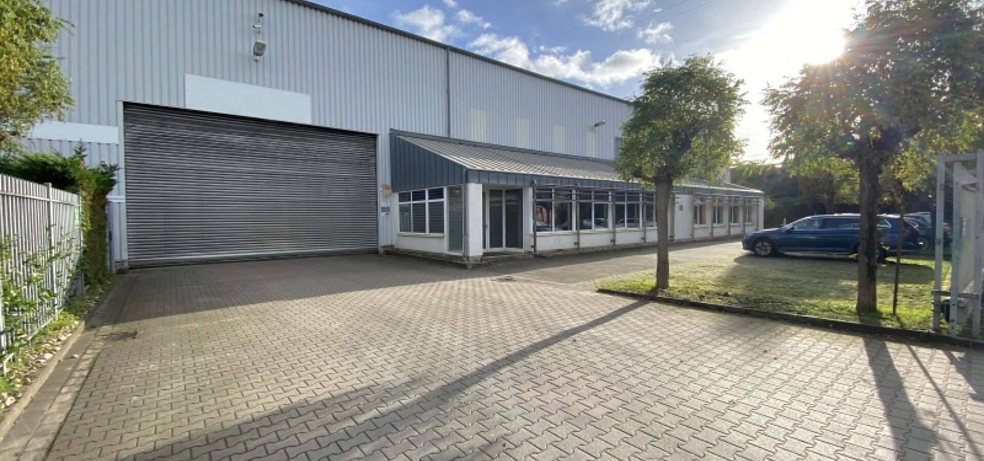 Au&szlig;enansicht Hallenfl&auml;che