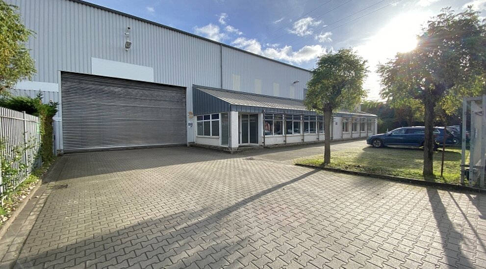 Au&szlig;enansicht Hallenfl&auml;che