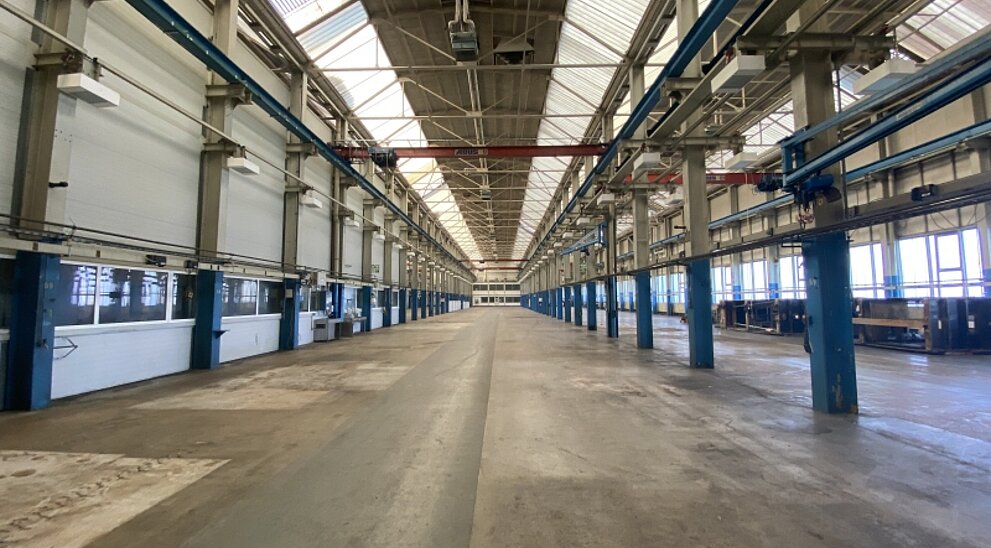 Innenansicht Hallenfläche