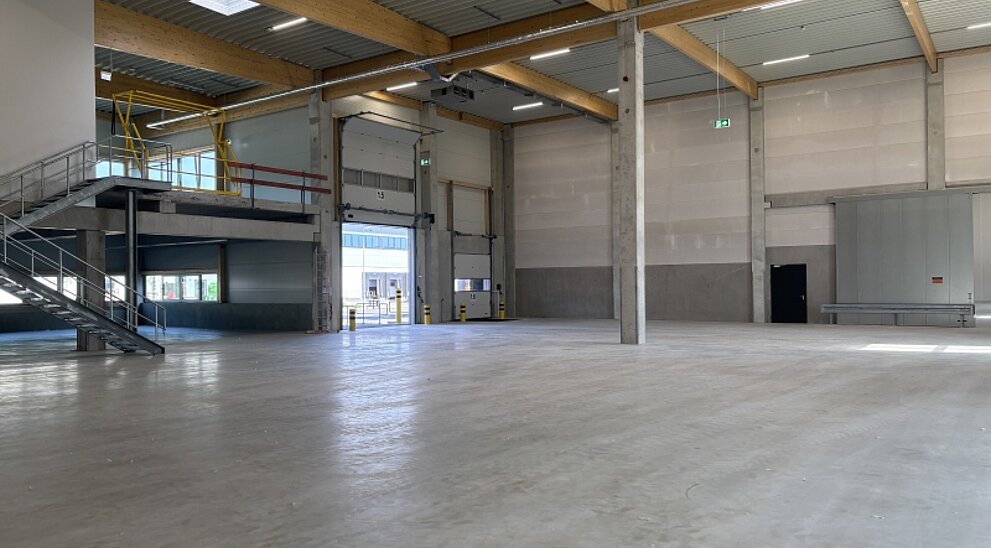 Beispielansicht Hallenfläche