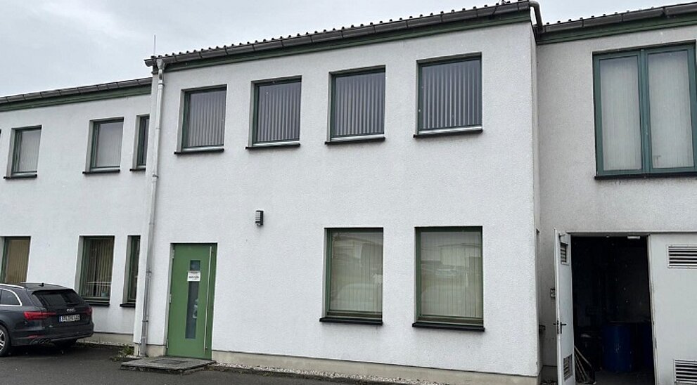 Außenansicht Büro- und Sozialfläche