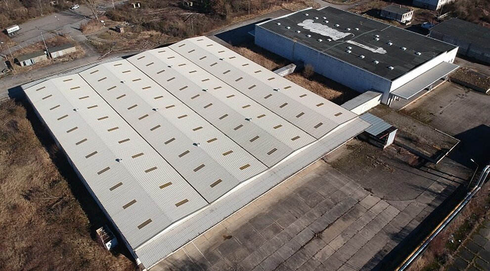 Luftbild Halle 7,8