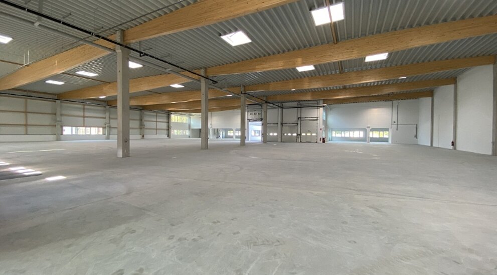 Innenansicht Hallenfl&auml;che