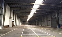 Innenansicht Hallenfläche
