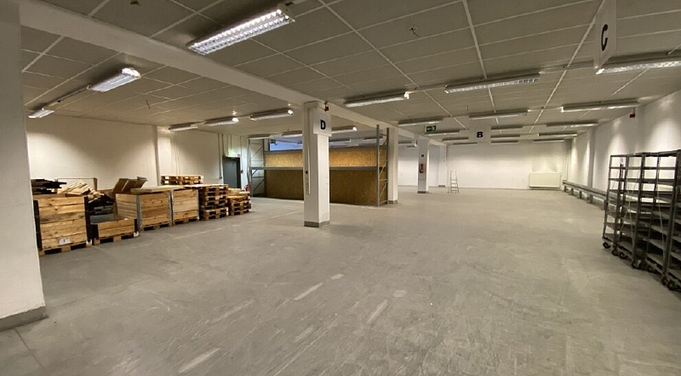Innenansicht Halle
