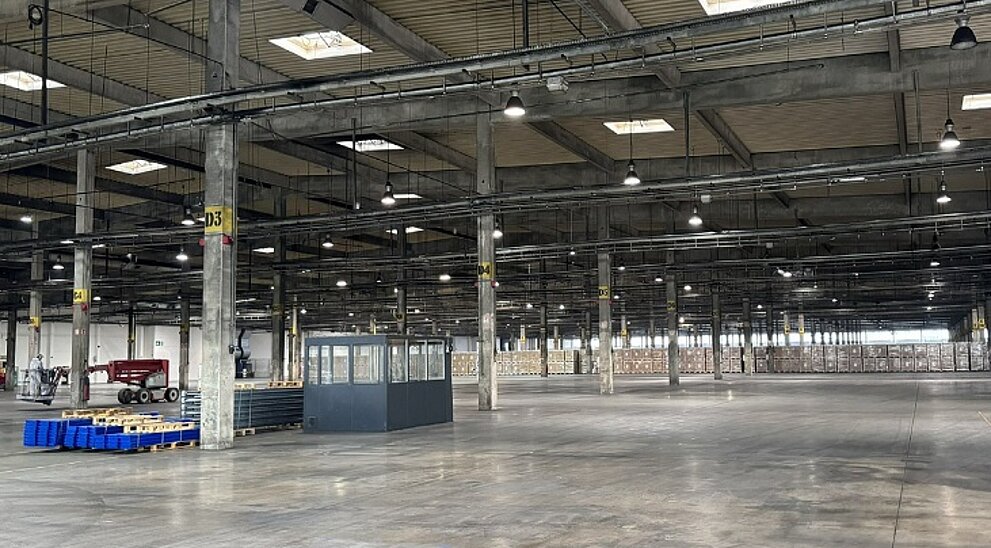 Halle Innenansicht