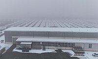 Luftbild Lagerhalle