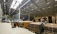 Innenansicht Hallenfläche
