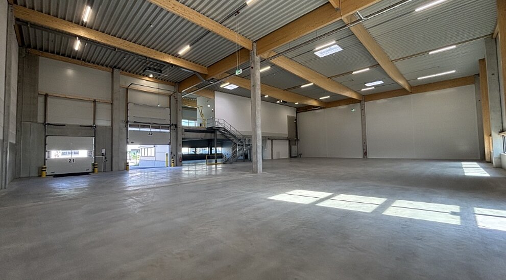 Beispielansicht Hallenfläche