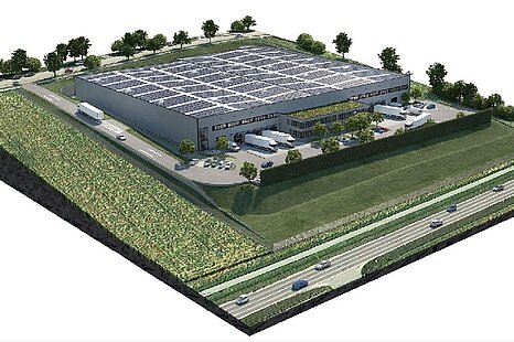 NEUBAU: ca. 10.000 qm Lager- / Logistikfläche | Rampe + ebenerdig | ca. 10,50 m UKB NEUBAU: ca. 10.000 qm Lager- / Logistikfläche | Rampe + ebenerdig | ca. 10,50 m UKB