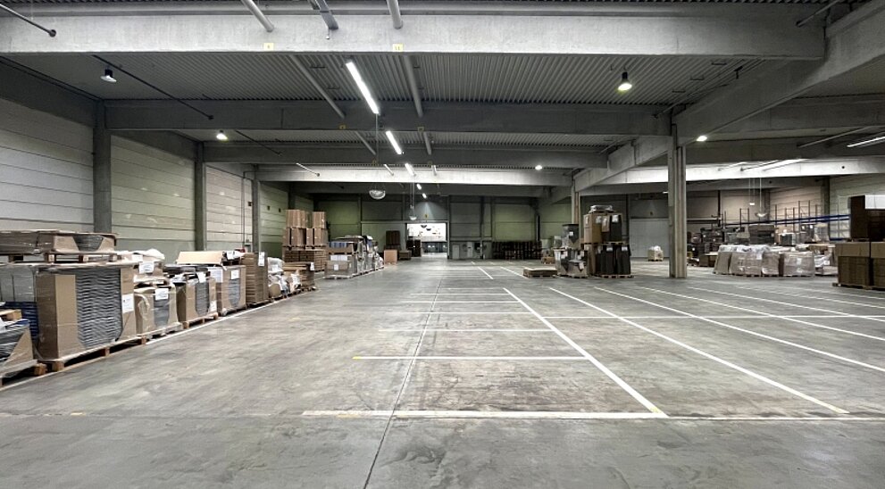 Innenansicht Hallenfläche