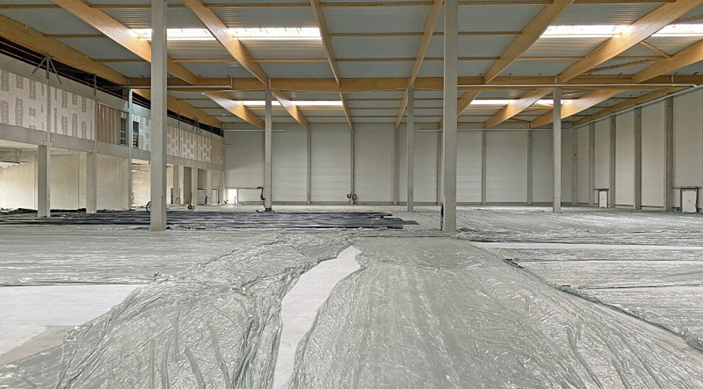 Beispiel Innenansicht Hallenfläche