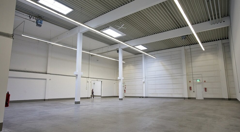 Innenansicht Hallenfl&auml;che