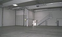 Innenansicht Hallenfläche