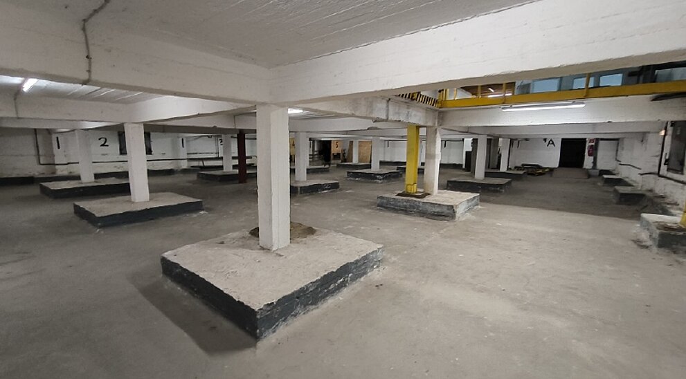 Innenansicht Halle UG