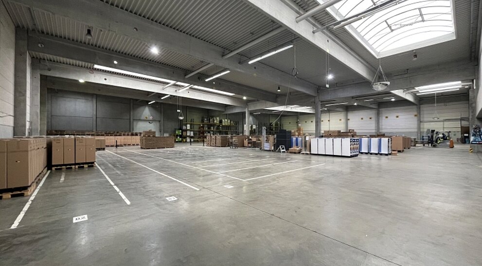 Innenansicht Hallenfläche