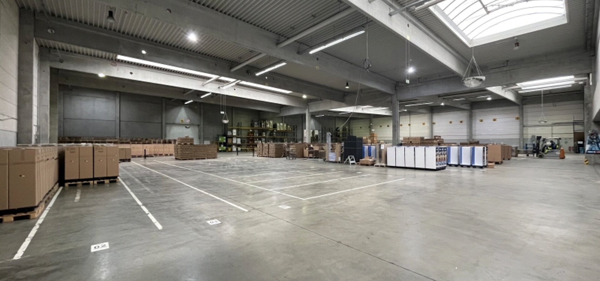 Innenansicht Hallenfl&auml;che