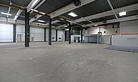 Innenansicht Hallenfl&auml;che
