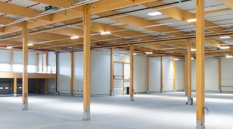 Innenansicht Hallenfläche