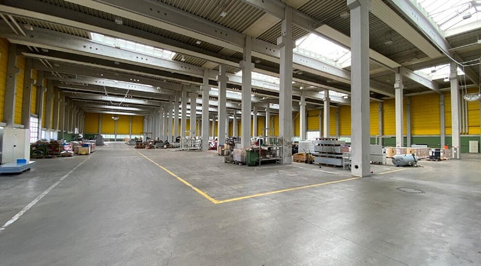 Halle 9 Innenansicht