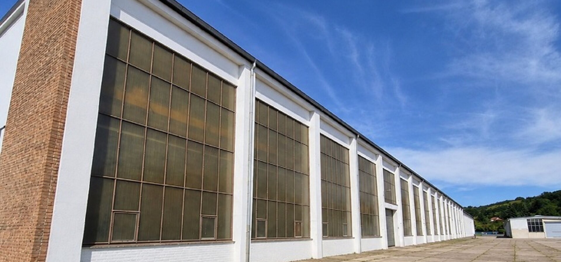 Au&szlig;enansicht Halle 1