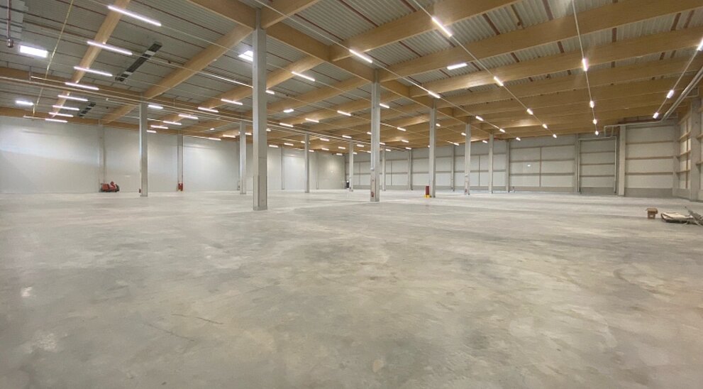 Innenansicht Hallenfl&auml;che