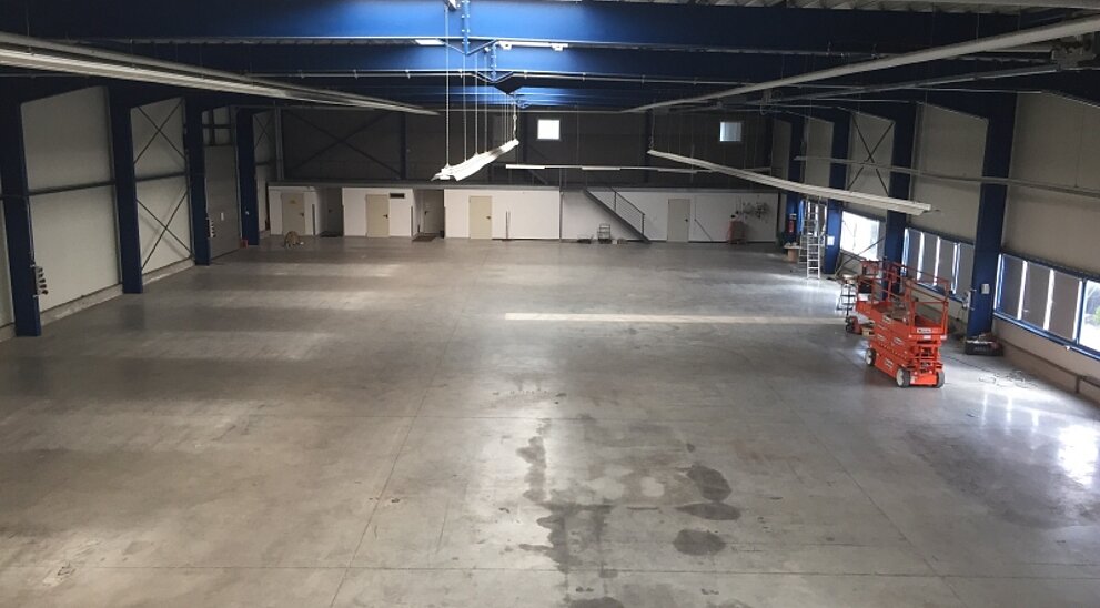 Innenansicht Hallenfläche