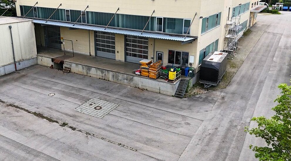 Luftbild Rampenandienung