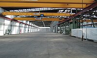 Innenansicht Hallenfläche