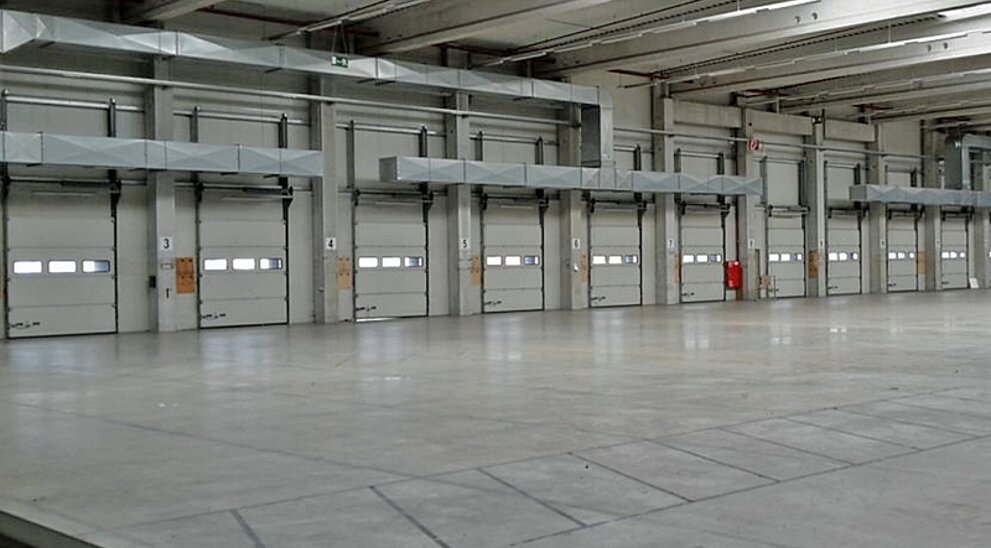 Innenansicht Halle Anlieferung