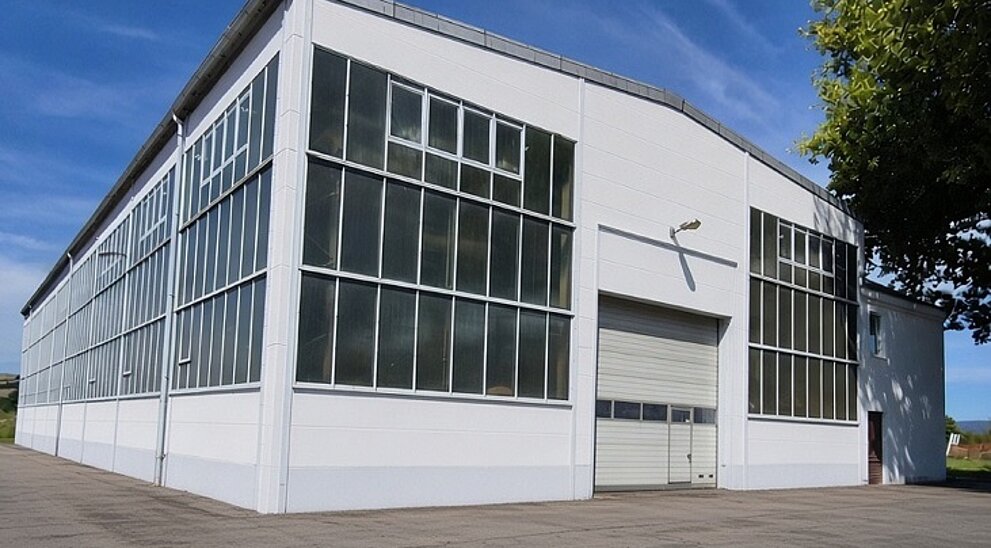 Au&szlig;enansicht Halle 3