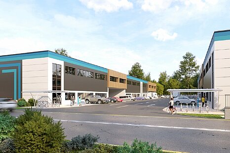 Logistikneubau - Anbindung an die A61 - 24/7 Nutzung