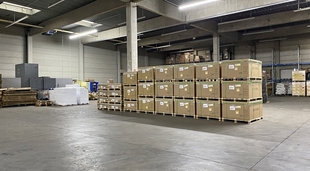 Innenansicht Hallenfl&auml;che