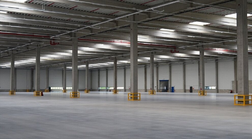 Beispielansicht Hallenfläche