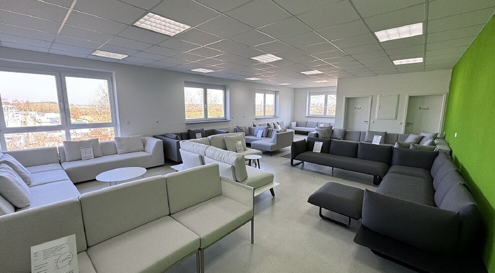 Innenansicht B&uuml;ro, Showroom