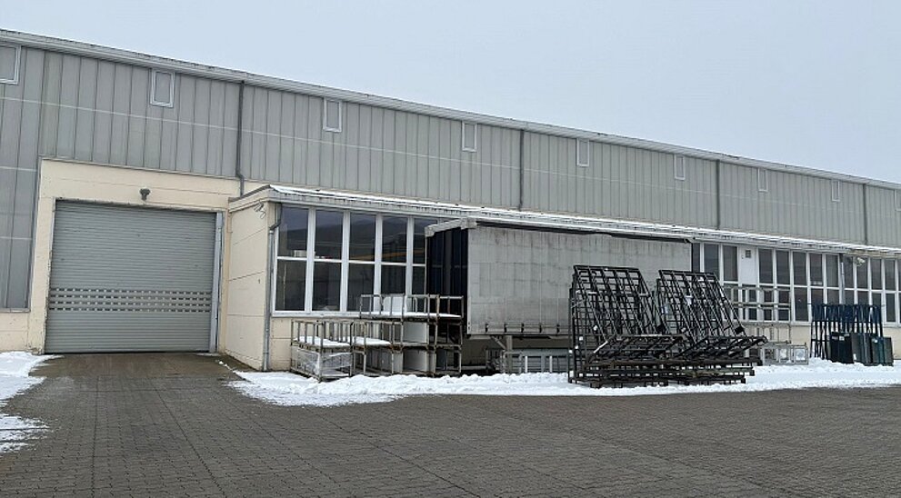 Außenansicht Lagerhalle