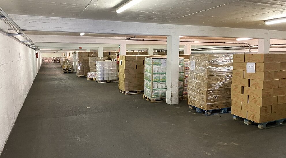Innenansicht Halle UG