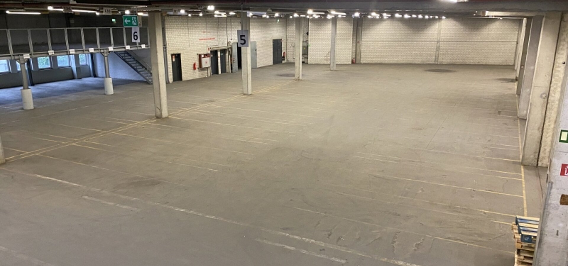 Innenansicht Hallenfl&auml;che