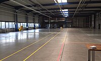 Innenansicht Hallenfl&auml;che