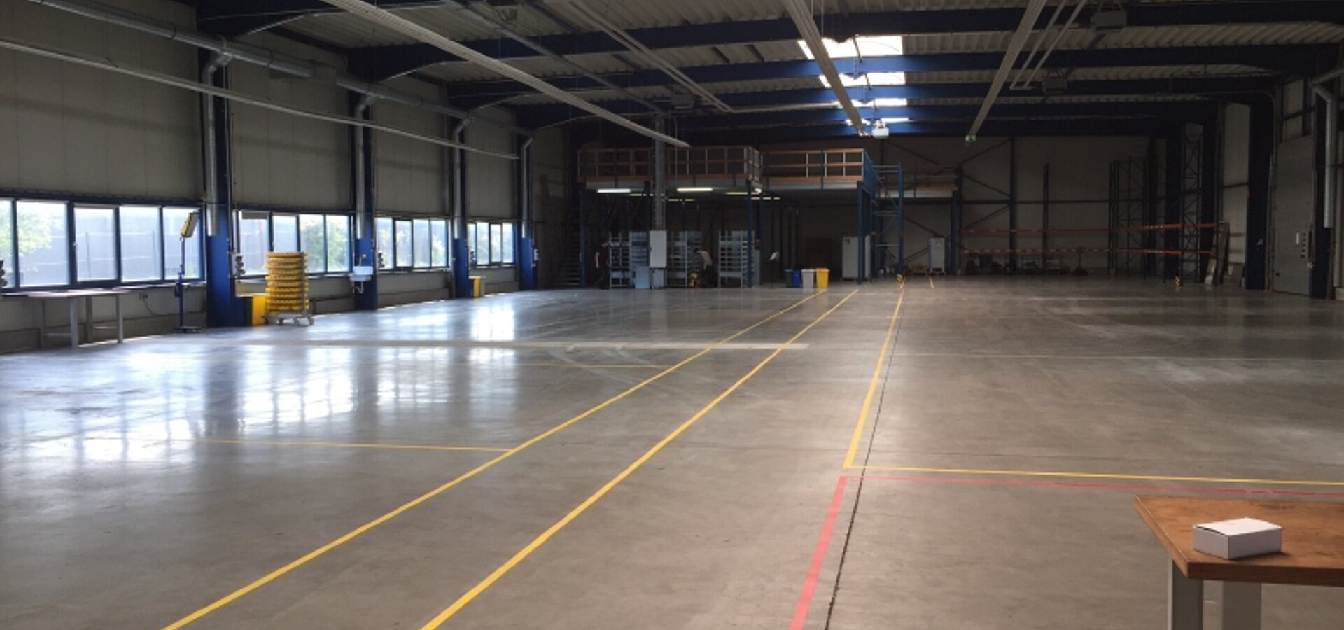 Innenansicht Hallenfl&auml;che
