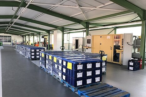 Flexibel teilbare Hallenfl&auml;che mit ca. 5.800 m&sup2; zu vermieten