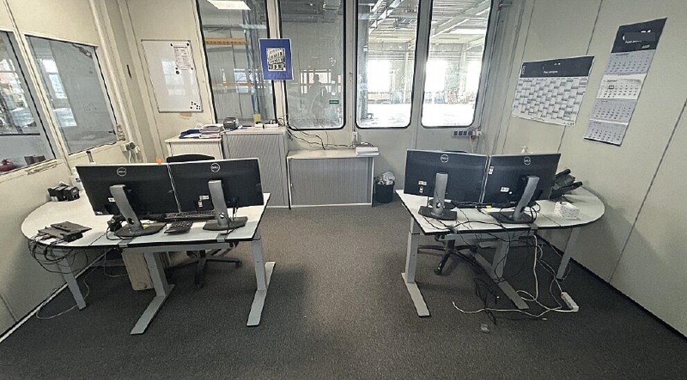 Innenansicht Meisterbüro
