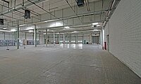 Innenansicht Hallenfläche