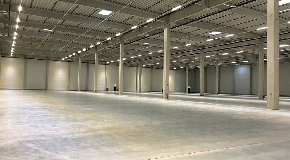 Innenansicht Hallenfl&auml;che