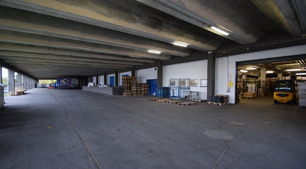 Betonrampe