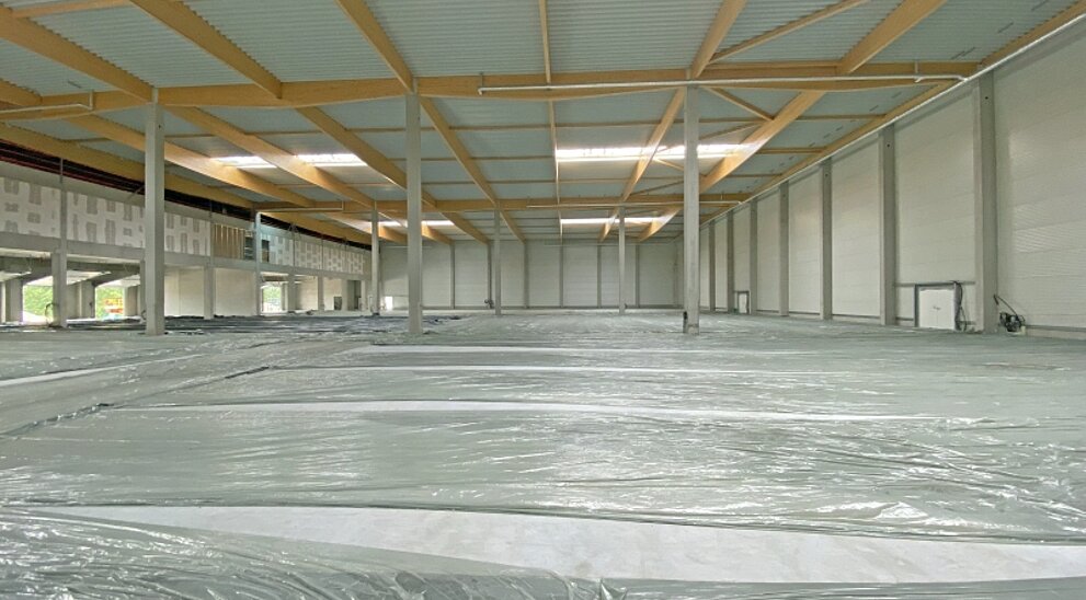 Beispiel Innenansicht Hallenfläche