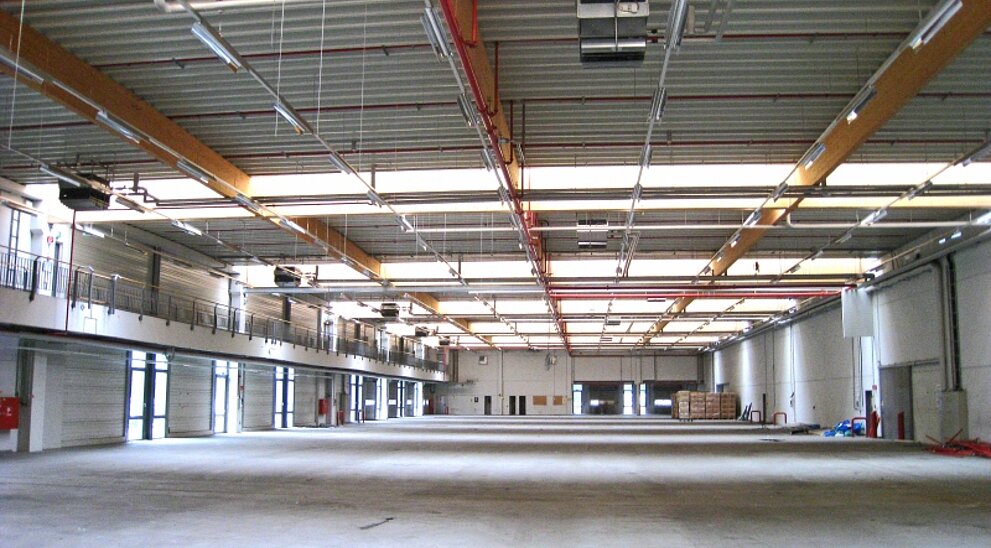 Innenansicht Hallenfläche