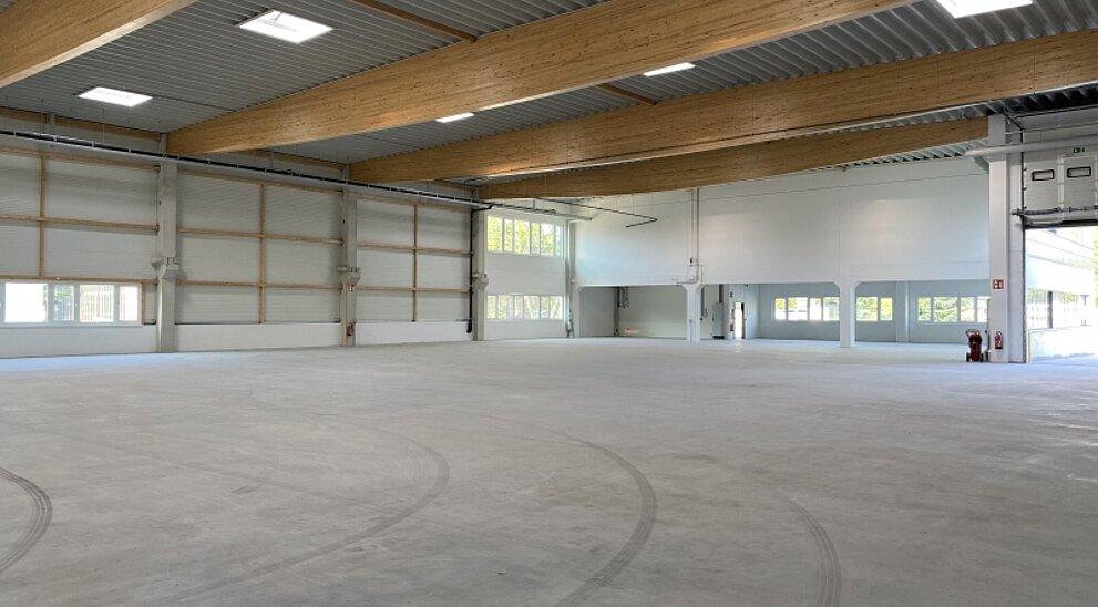 Innenansicht Hallenfl&auml;che
