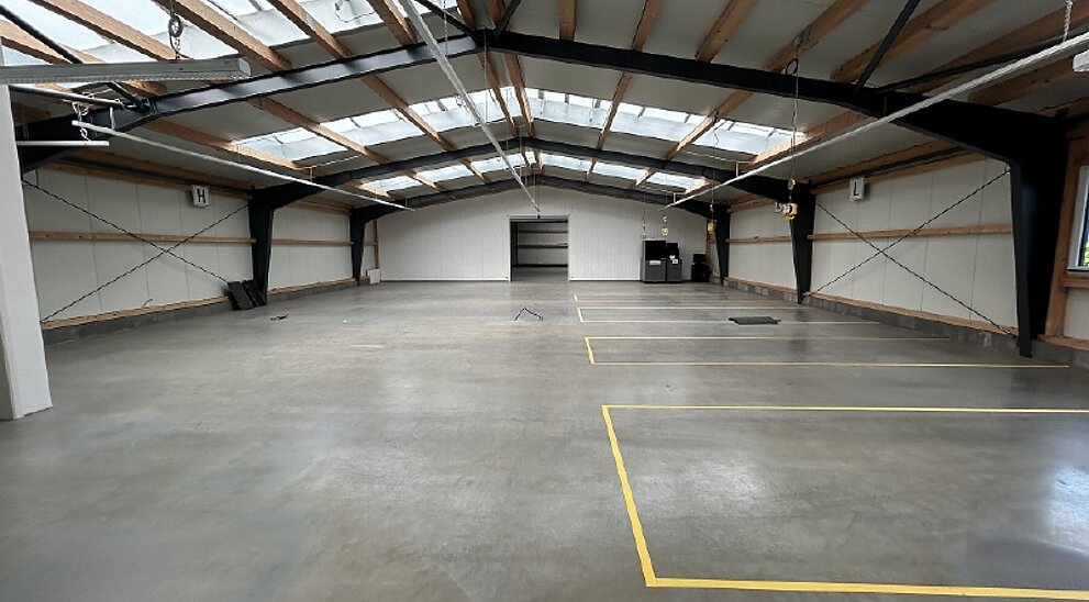 Beispiel Innenansicht Halle