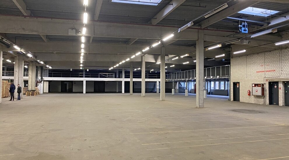 Innenansicht Hallenfl&auml;che